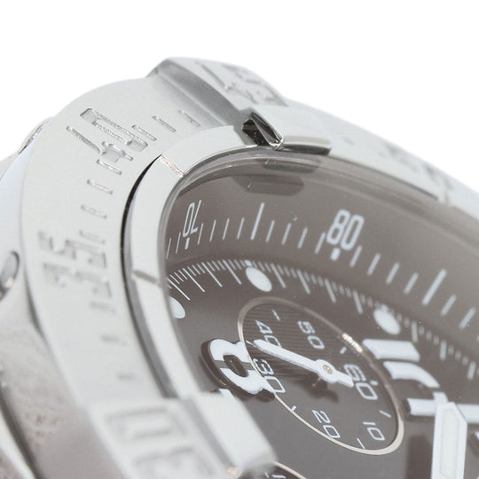 BREITLING Watches Mechanical Automatic A13380 Stainless Steel , Stainless Steel Silver Avenger black dial mens Used Authentic