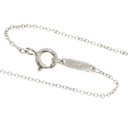 TIFFANY&Co. Necklace SV Silver Heart plate Women Used Authentic