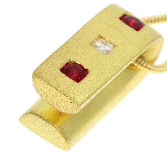 Damiani Necklace 18K Yellow Gold gold Ruby diamond