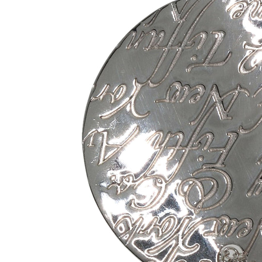 TIFFANY&Co. Necklace SV Silver Notes Round Ginza 2008 Women Used Authentic