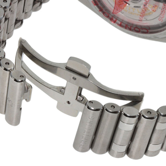 BREITLING Watches Mechanical Automatic AB0134101C1A1 Stainless Steel , Stainless Steel Silver Breitling Chronomat B01 42 blue dial mens Used Authentic