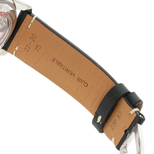 BREITLING Watches Mechanical Automatic AB0121 Stainless Steel, Leather Silver Navitimer B01 Chronograph Unused item black dial mens Used Authentic