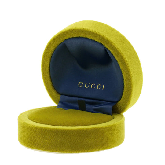 GUCCI Necklace K18WG Silver GG Running 1P Diamond Women Used Authentic