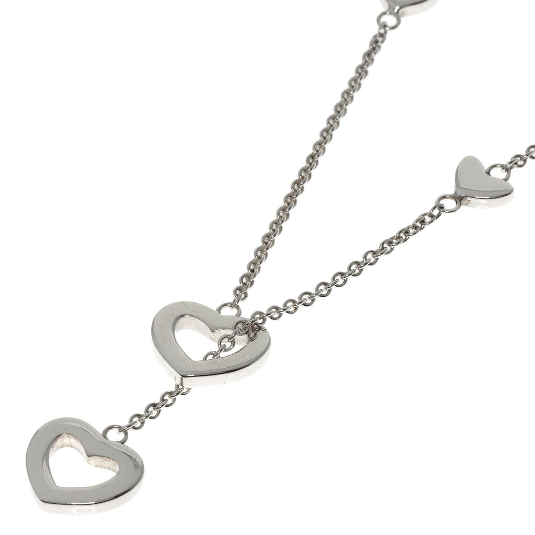 TIFFANY&Co. Necklace SV Silver Heartlink lariat Women Used Authentic