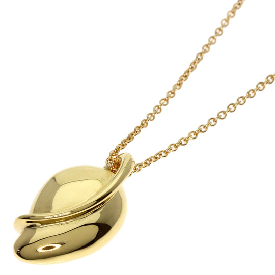 TIFFANY&Co. Necklace 18K Yellow Gold gold elsa peretti leaf