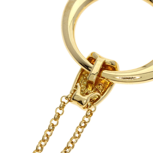 CELINE Necklace 18K Yellow Gold gold Circle Macadam