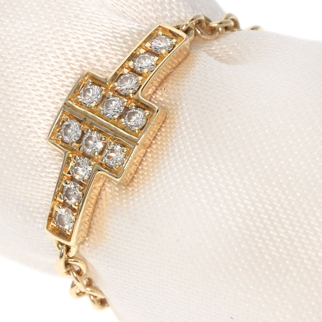 TIFFANY&Co. Ring 18K Yellow Gold gold TChain Diamond