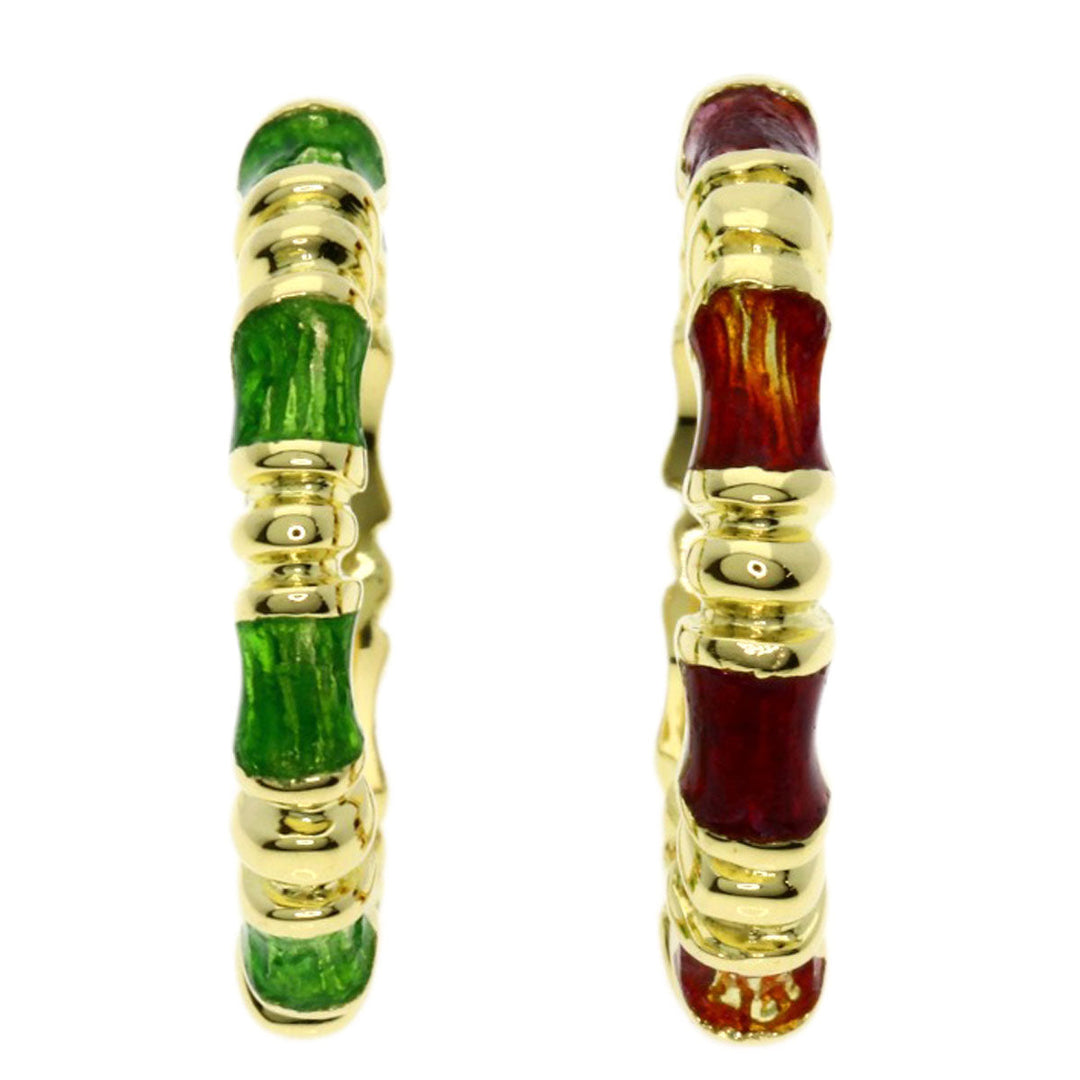 TIFFANY&Co. Ring 18K Yellow Gold gold Set of 2 enamel rings Women Used Authentic