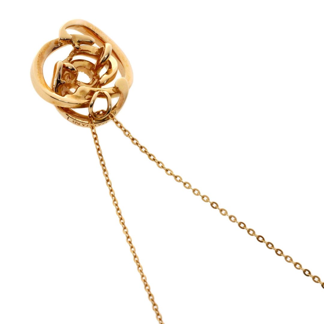 Damiani Necklace 18K Pink Gold gold Ros Rose Diamond Women Used Authentic