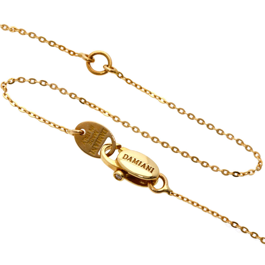 Damiani Necklace 18K Pink Gold gold Ros Rose Diamond Women Used Authentic