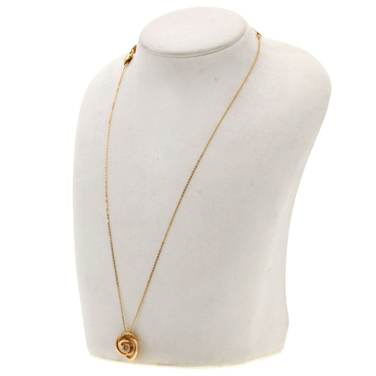 Damiani Necklace 18K Pink Gold gold Ros Rose Diamond Women Used Authentic