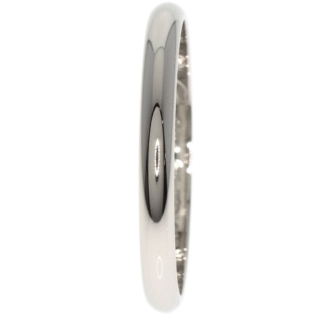 CARTIER Ring PT950 Silver Classic Wedding #61 Women Used Authentic