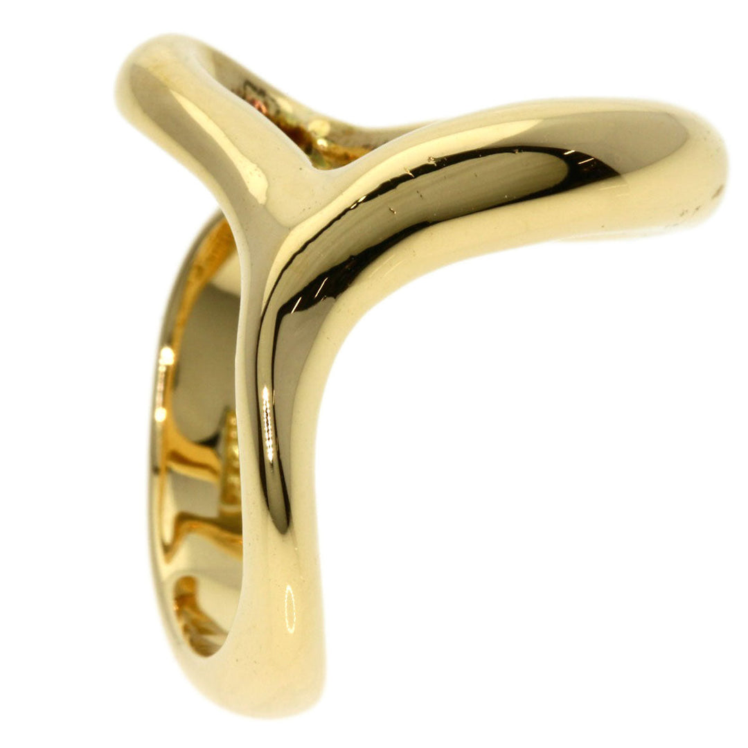 TIFFANY&Co. Ring 18K Yellow Gold gold Open heart Women Used Authentic