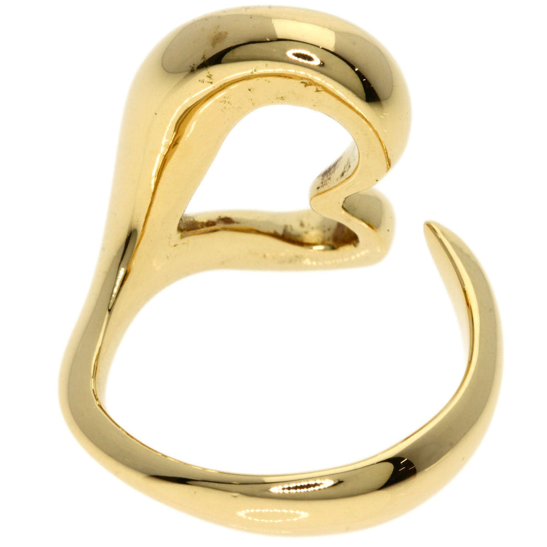 TIFFANY&Co. Ring 18K Yellow Gold gold Open heart Women Used Authentic