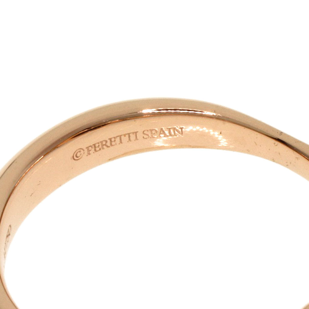TIFFANY&Co. Ring 18K Pink Gold gold Open heart Women Used Authentic