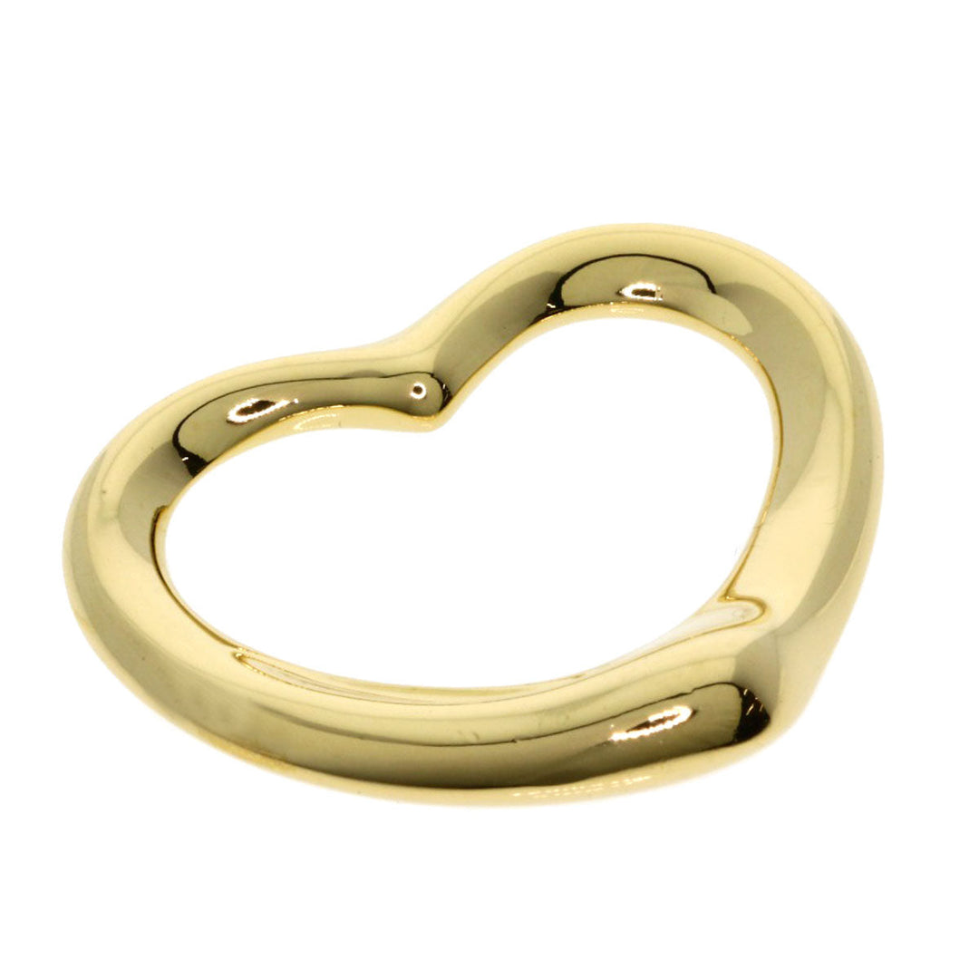TIFFANY&Co. Pendant top 18K Yellow Gold gold Open heart Women Used Authentic
