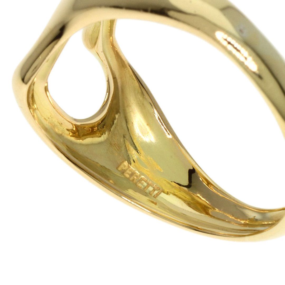 TIFFANY&Co. Ring 18K Yellow Gold gold Open heart Women Used Authentic
