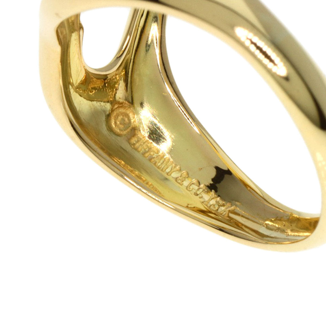 TIFFANY&Co. Ring 18K Yellow Gold gold Open heart Women Used Authentic