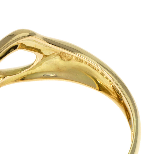 TIFFANY&Co. Ring 18K Yellow Gold gold Open heart Women Used Authentic