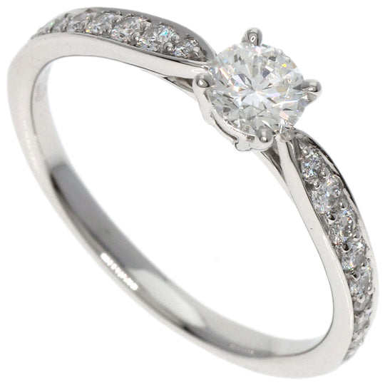 TIFFANY&Co. Ring PT950 Silver Harmony diamond Women Used Authentic