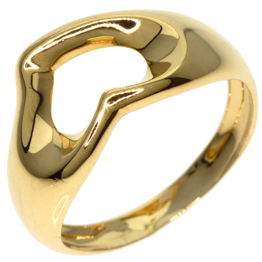 TIFFANY&Co. Ring 18K Yellow Gold gold Open heart Women Used Authentic