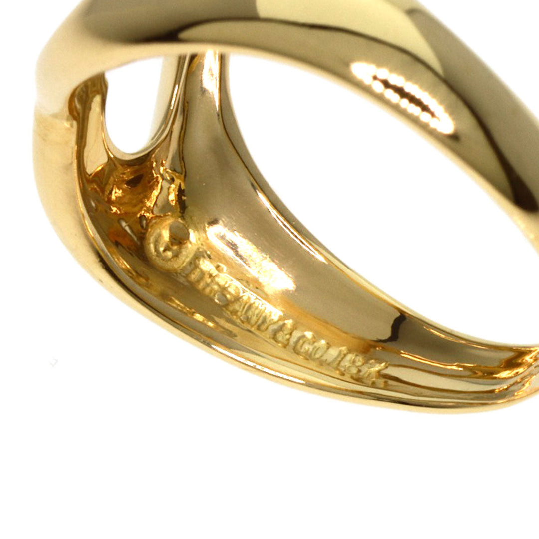 TIFFANY&Co. Ring 18K Yellow Gold gold Open heart Women Used Authentic
