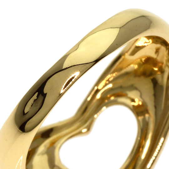 TIFFANY&Co. Ring 18K Yellow Gold gold Open heart Women Used Authentic