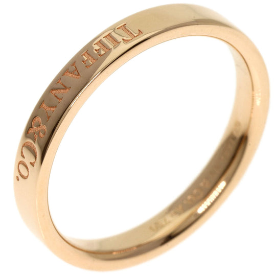 TIFFANY&Co. Ring 18K Pink Gold gold Flat band Women Used Authentic