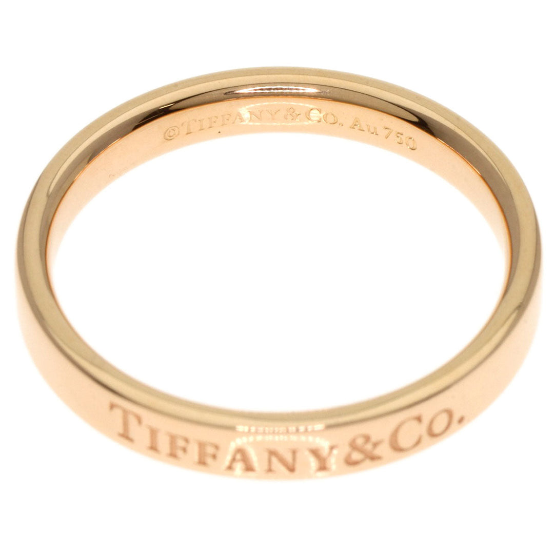 TIFFANY&Co. Ring 18K Pink Gold gold Flat band Women Used Authentic