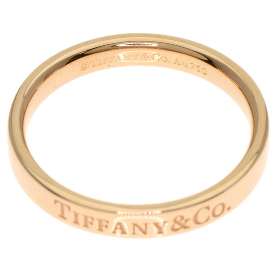 TIFFANY&Co. Ring 18K Pink Gold gold Flat band Women Used Authentic
