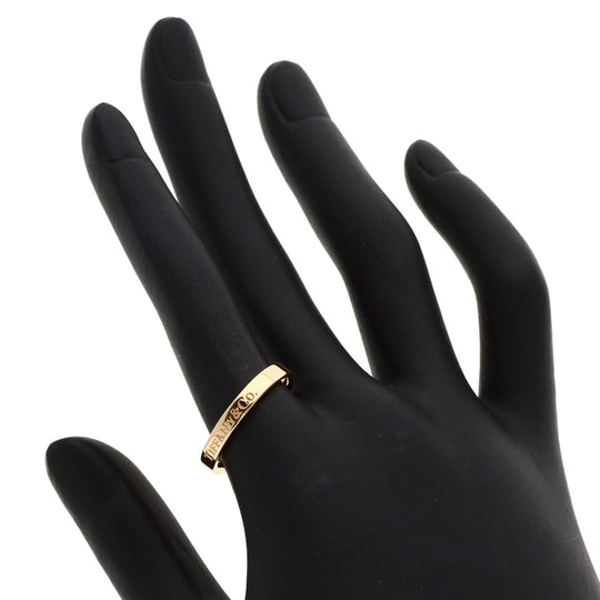 TIFFANY&Co. Ring 18K Pink Gold gold Flat band Women Used Authentic