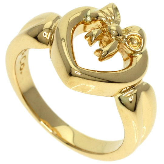 TIFFANY&Co. Ring 18K Yellow Gold gold Heart ribbon