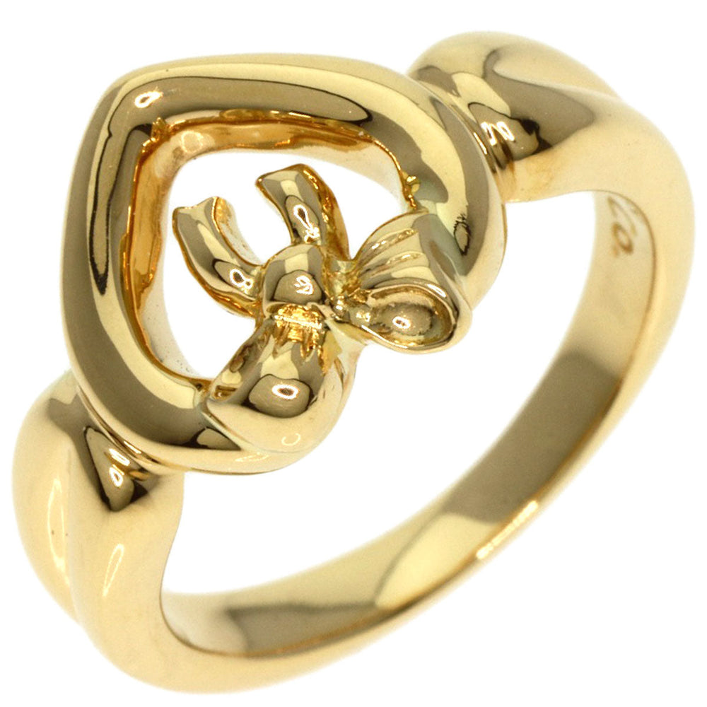 TIFFANY&Co. Ring 18K Yellow Gold gold Heart ribbon