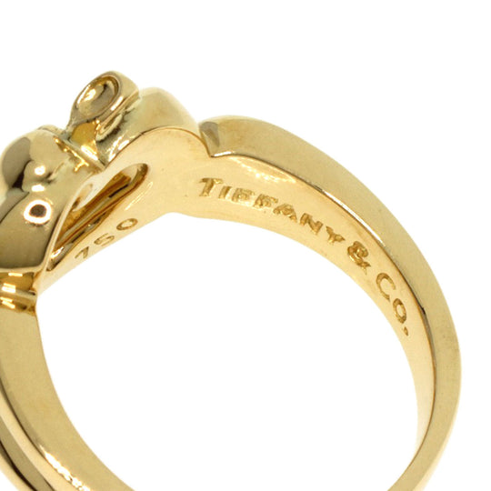TIFFANY&Co. Ring 18K Yellow Gold gold Heart ribbon