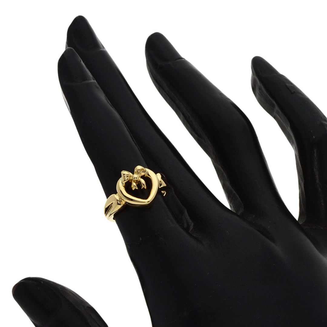 TIFFANY&Co. Ring 18K Yellow Gold gold Heart ribbon