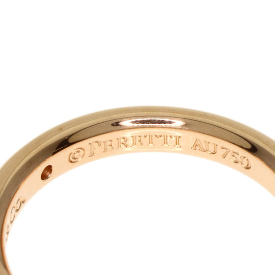 TIFFANY&Co. Ring 18K Pink Gold gold Stacking band 1P diamond Women Used Authentic