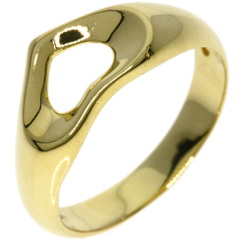 TIFFANY&Co. Ring 18K Yellow Gold gold Open heart Women Used Authentic