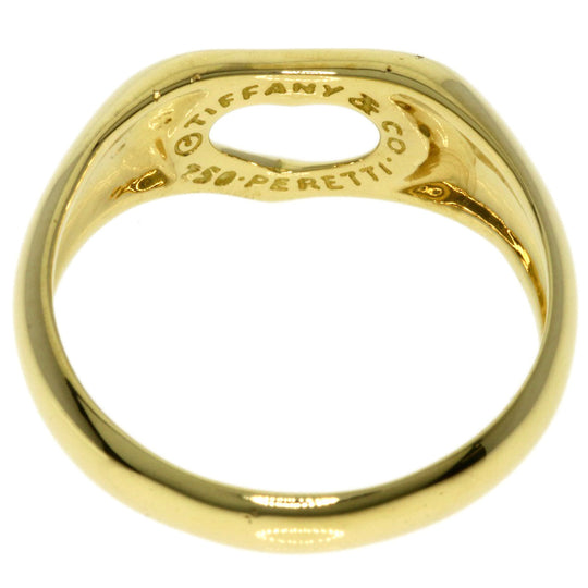 TIFFANY&Co. Ring 18K Yellow Gold gold Open heart Women Used Authentic