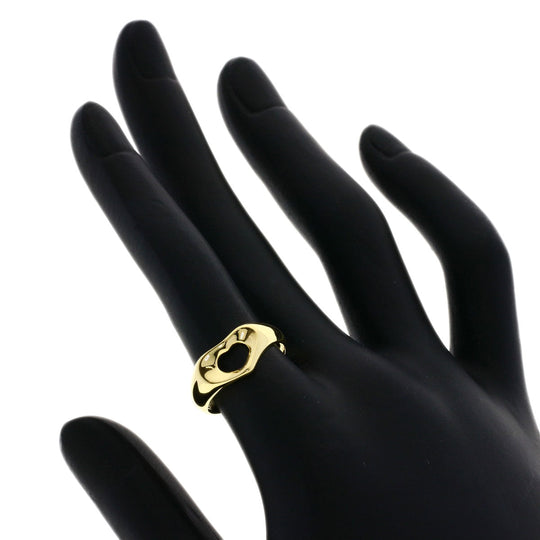 TIFFANY&Co. Ring 18K Yellow Gold gold Open heart Women Used Authentic