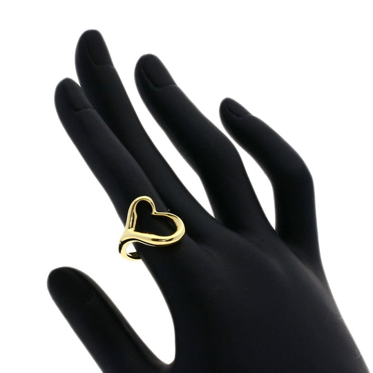 TIFFANY&Co. Ring 18K Yellow Gold gold Open heart Women Used Authentic