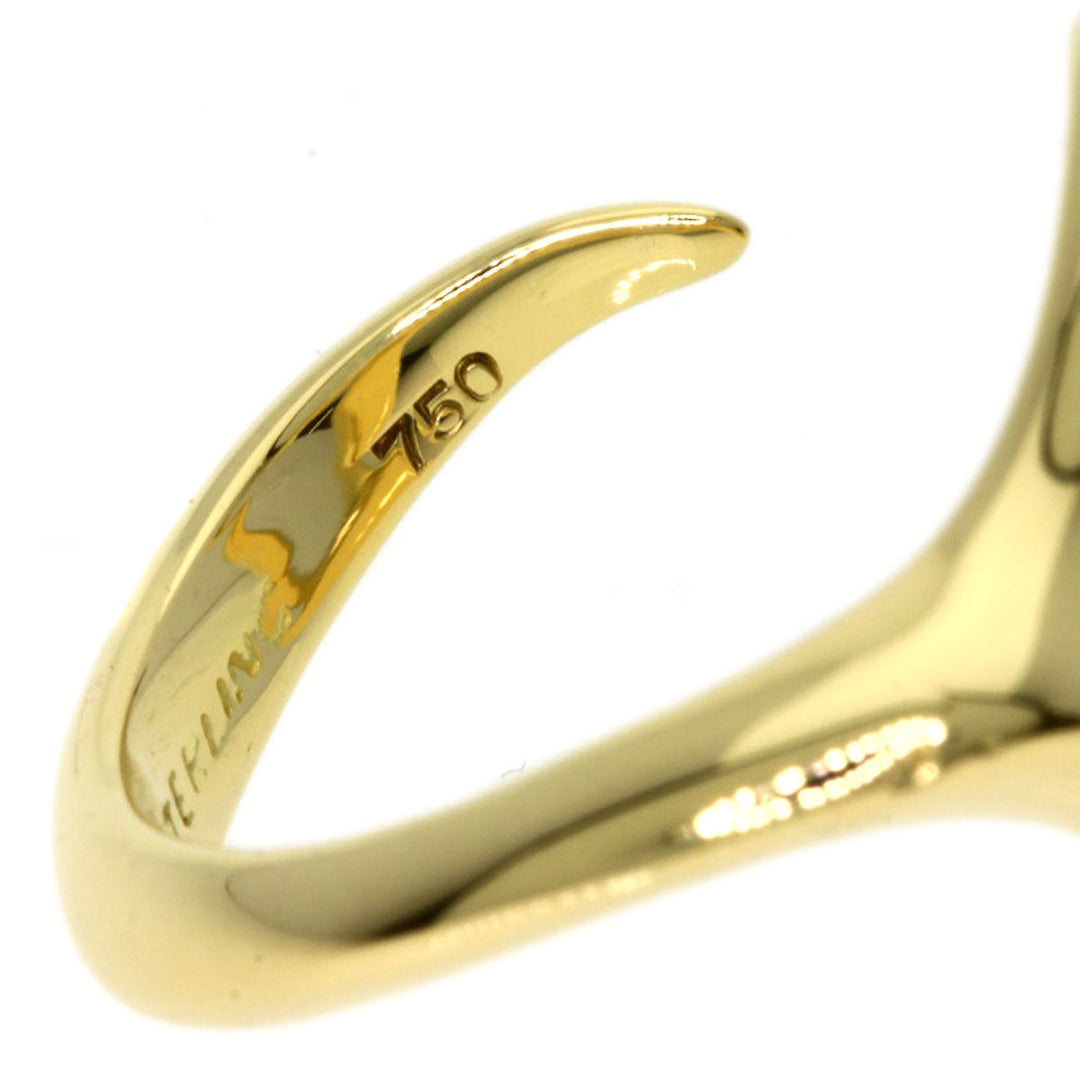 TIFFANY&Co. Ring 18K Yellow Gold gold Open heart Women Used Authentic