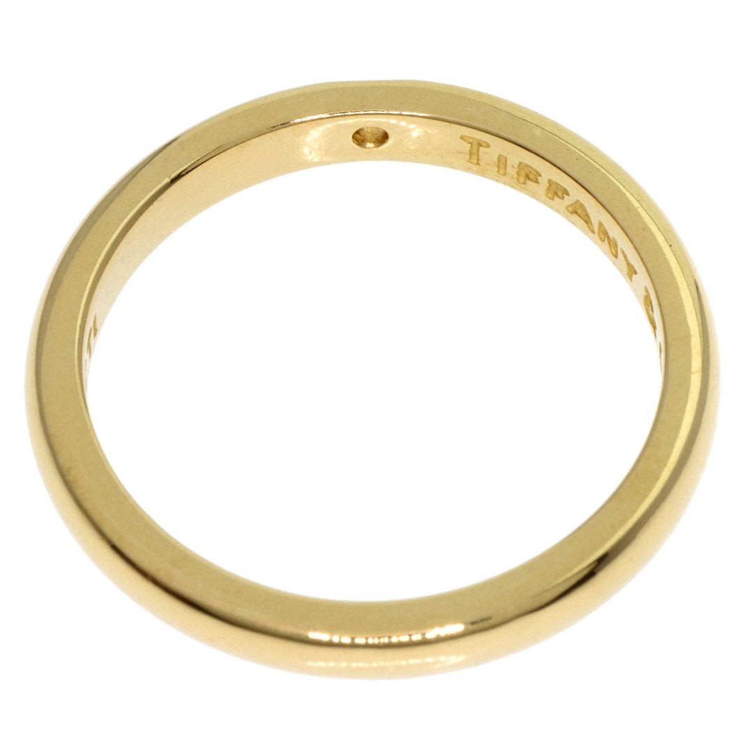 TIFFANY&Co. Ring 18K Yellow Gold gold Classic Band 1P Diamond Women Used Authentic