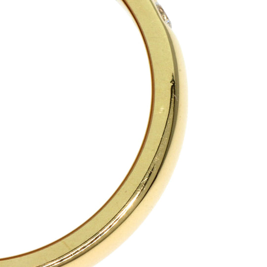 TIFFANY&Co. Ring 18K Yellow Gold gold Classic Band 1P Diamond Women Used Authentic