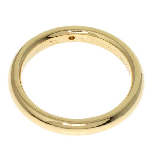 TIFFANY&Co. Ring 18K Yellow Gold gold Classic Band 1P Diamond Women Used Authentic