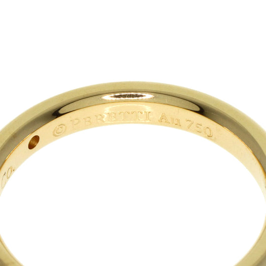 TIFFANY&Co. Ring 18K Yellow Gold gold Classic Band 1P Diamond Women Used Authentic
