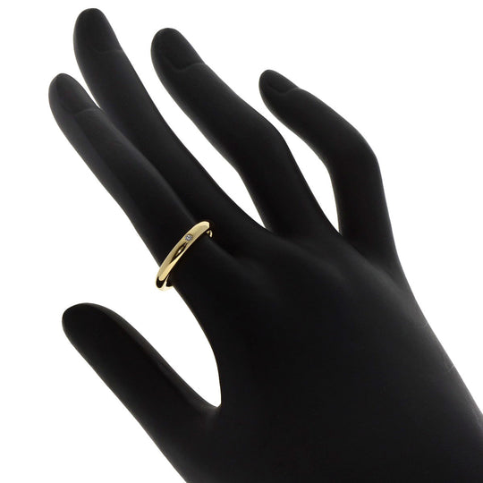 TIFFANY&Co. Ring 18K Yellow Gold gold Classic Band 1P Diamond Women Used Authentic