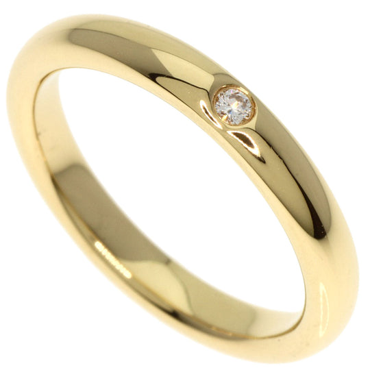 TIFFANY&Co. Ring 18K Yellow Gold gold Stacking band 1P diamond Women Used Authentic