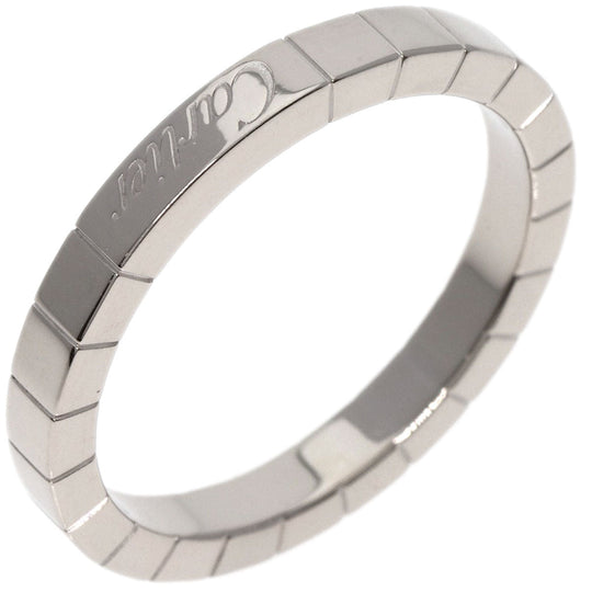 CARTIER Ring K18WG Silver Raniere Ring #61 Women Used Authentic