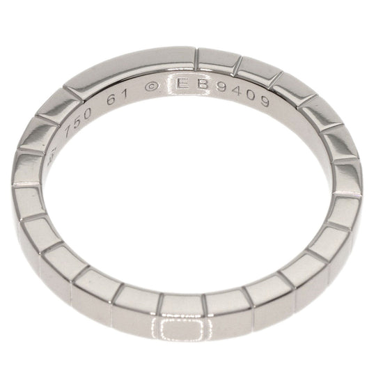 CARTIER Ring K18WG Silver Raniere Ring #61 Women Used Authentic