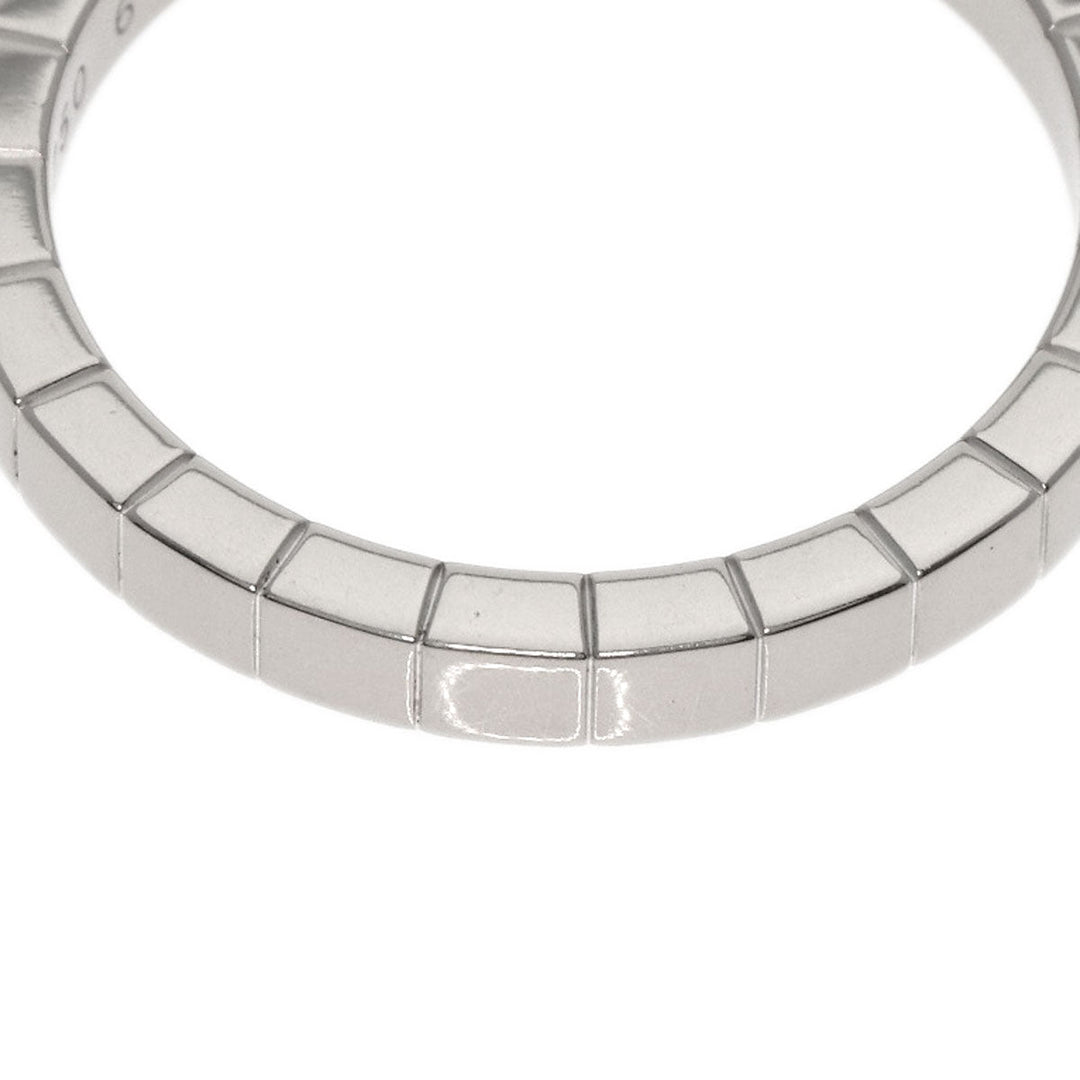 CARTIER Ring K18WG Silver Raniere Ring #61 Women Used Authentic
